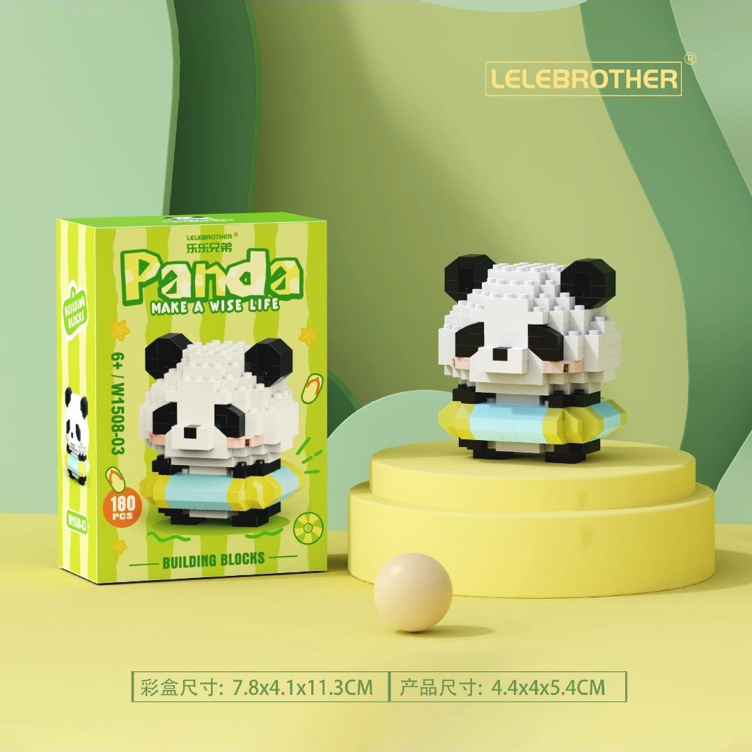 Cute Panda Mini Building Blocks