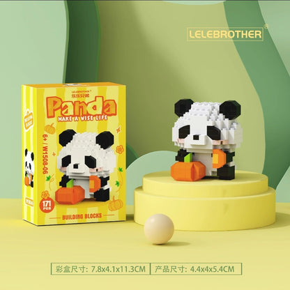 Cute Panda Mini Building Blocks