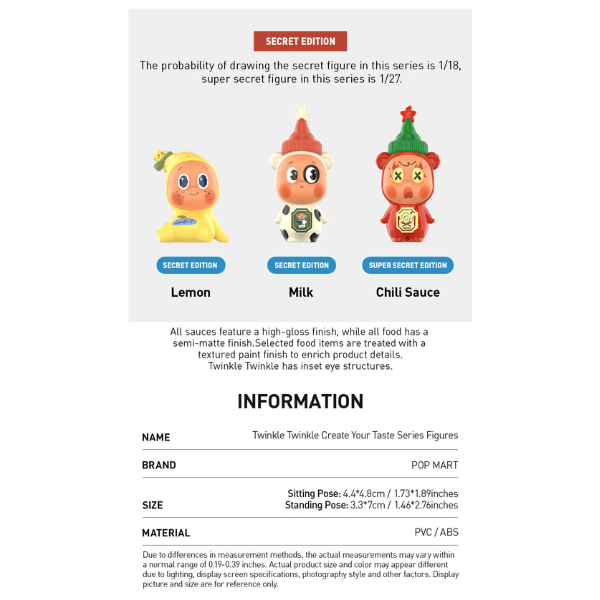 Fun Twinkle Twinkle Create Your Taste toy collection A