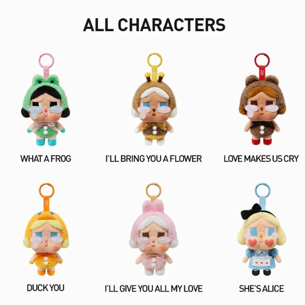 Cute CRYBABY Crying Again designer vinyl plush figure