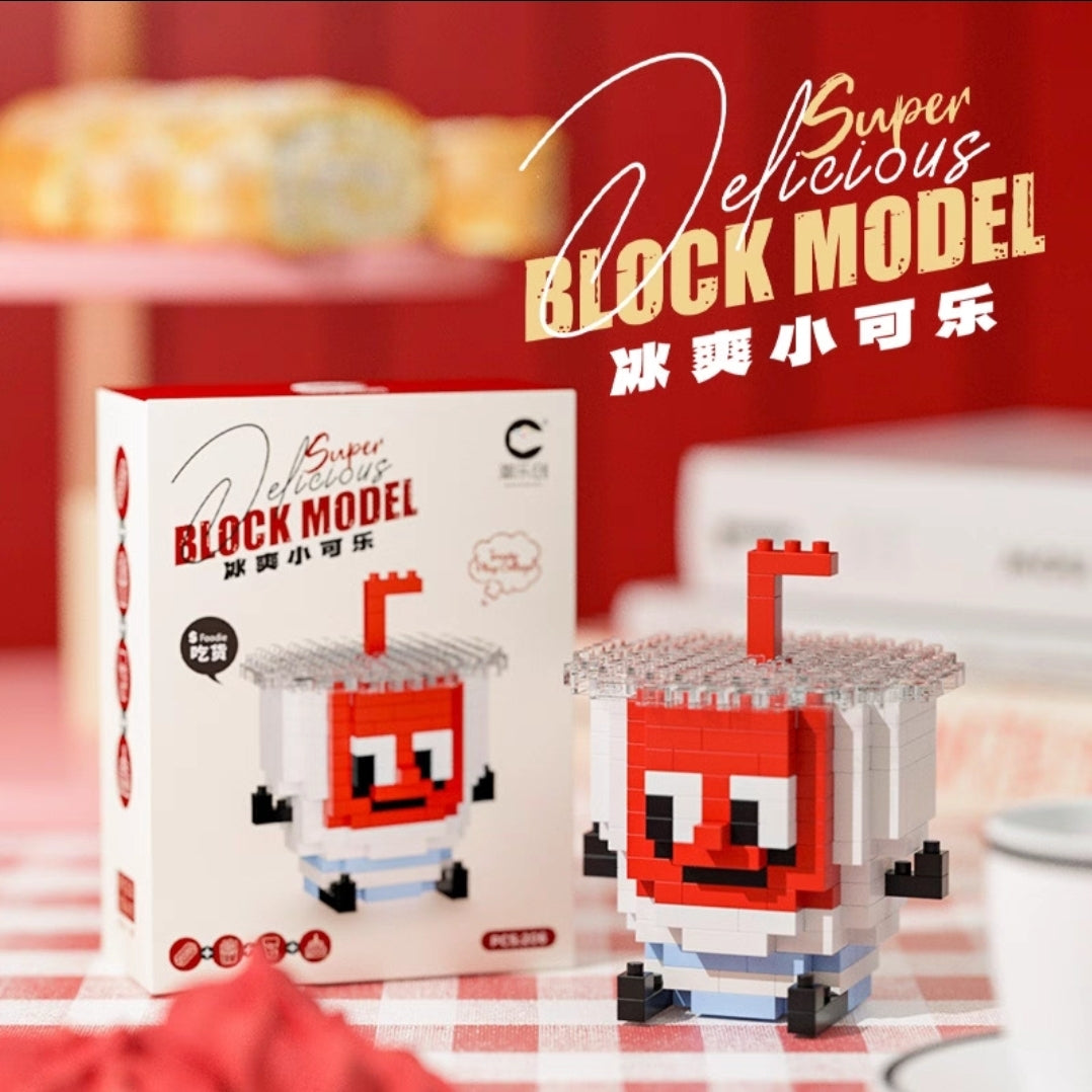 Adorable Fun Food building block toy collectible set
