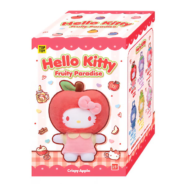 Hello Kitty Fruity Paradise vinyl plush keychain blind box collectible