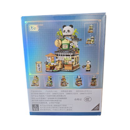 Panda Tea House Building Block Set