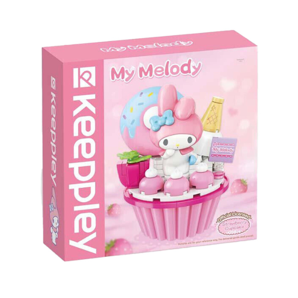 Sanrio My Melody Ice Cream Cone building block set