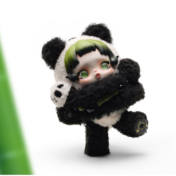 SKULLPANDA Lazy Panda plush doll collectible pendant